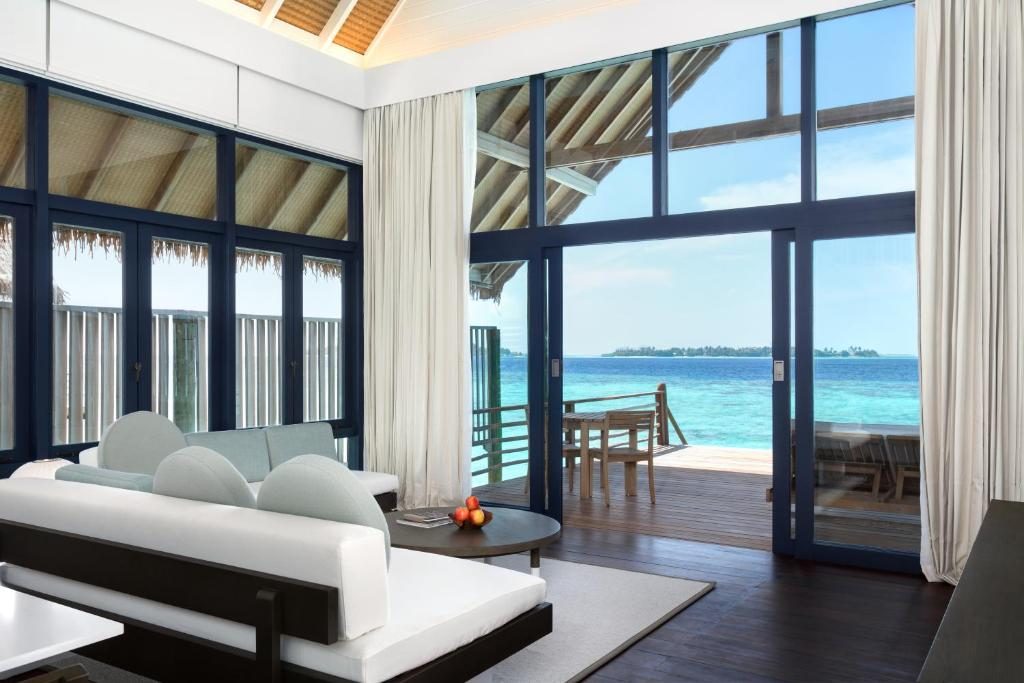 Dhoni Loft Water Villa Living Area