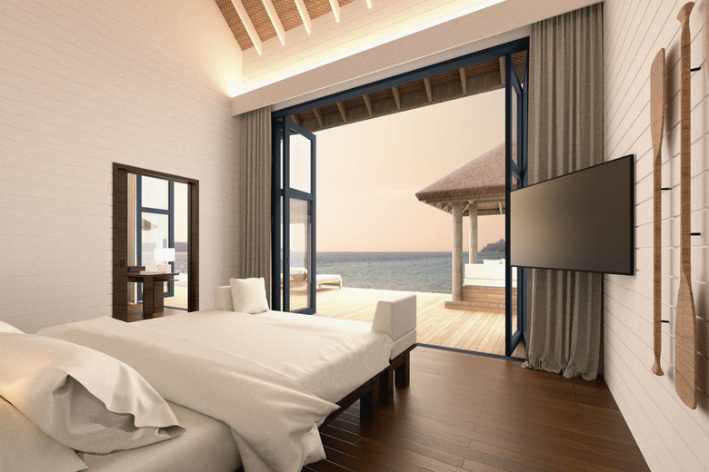 Cocoa Water Villa with Pool Bedroom