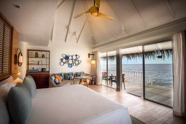 Sunrise Overwater Villa - Bedroom