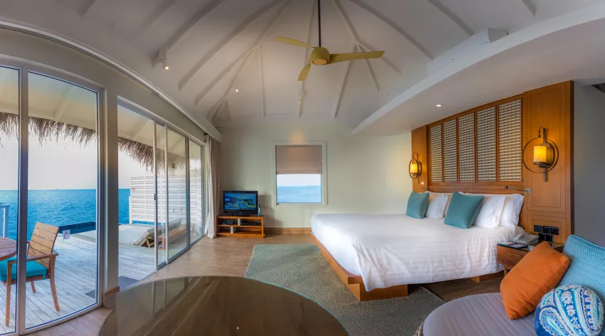 Sunset Overwater Villa - Bedroom