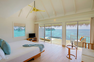 Sunrise Overwater Villa - Bedroom