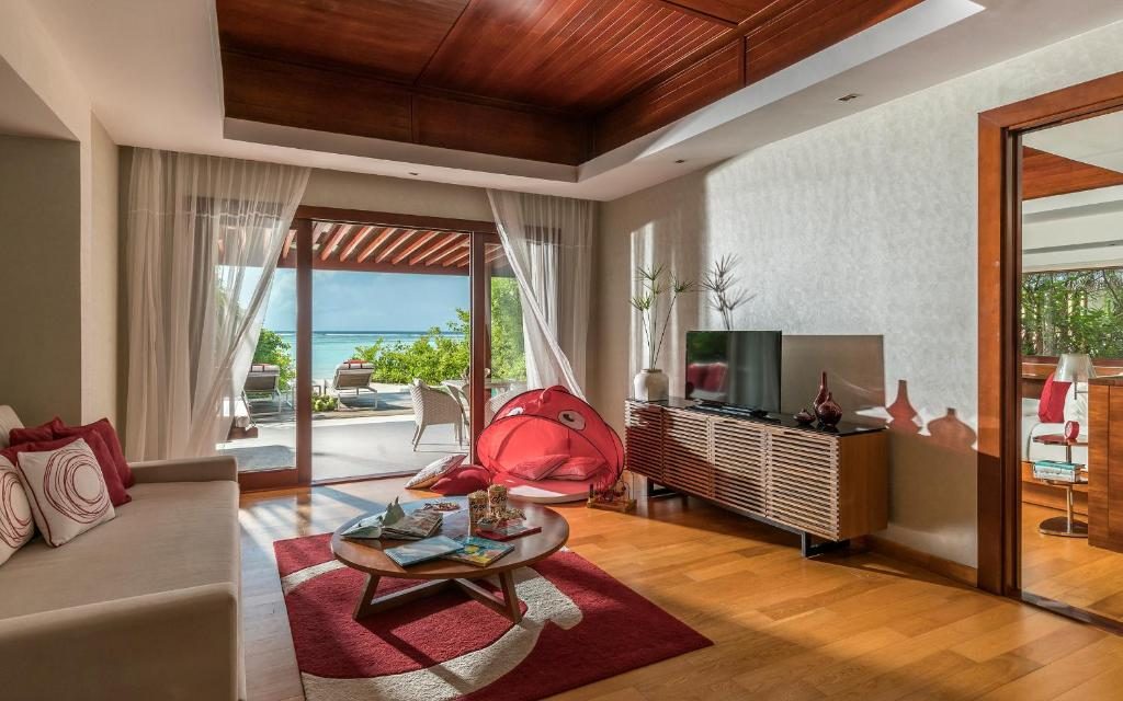 Family Beach Pool Villa Living Area