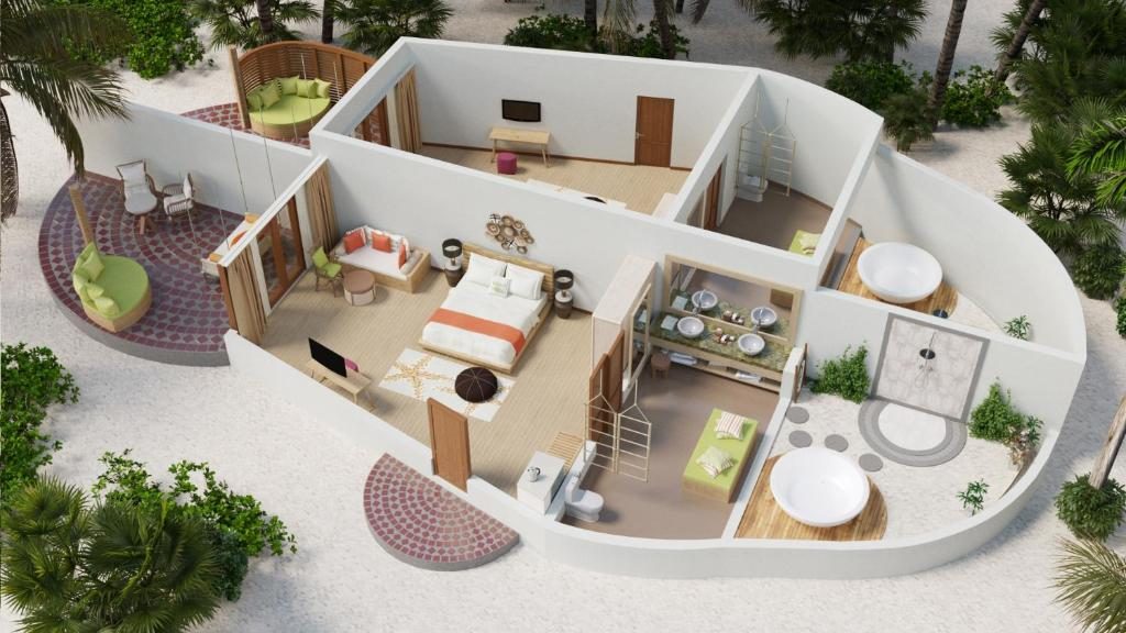 Junior Beach Suite Floorplan