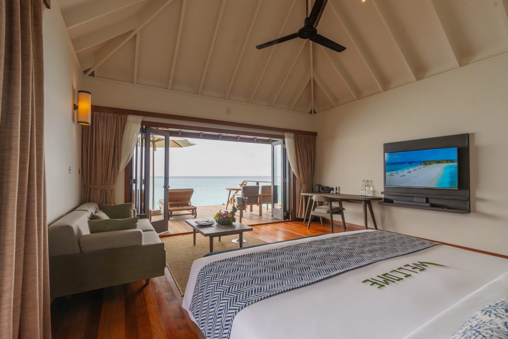 Sunset Ocean Villa Interior Bedroom Deck