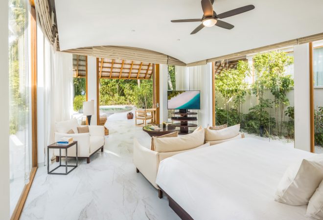 Deluxe Beach Villa Bedroom