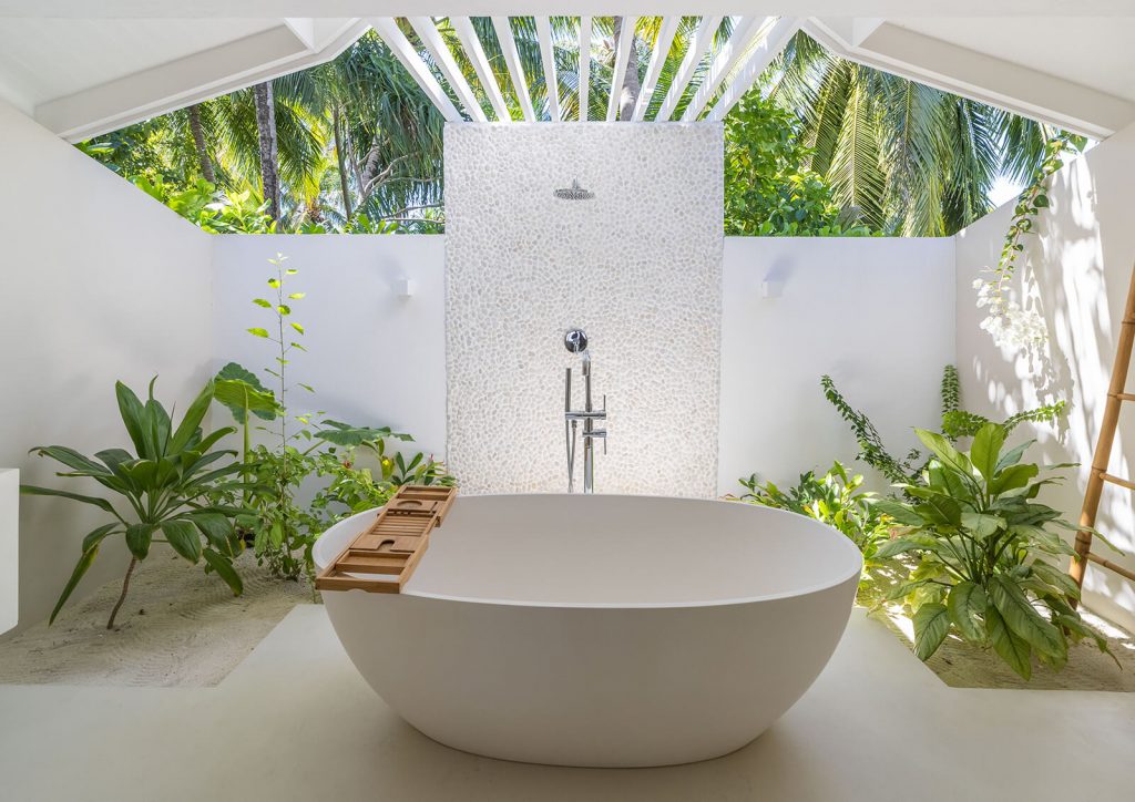 Sunset Beach Villa with Pool Bathroom