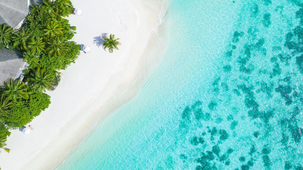 Ariel shot of Beach