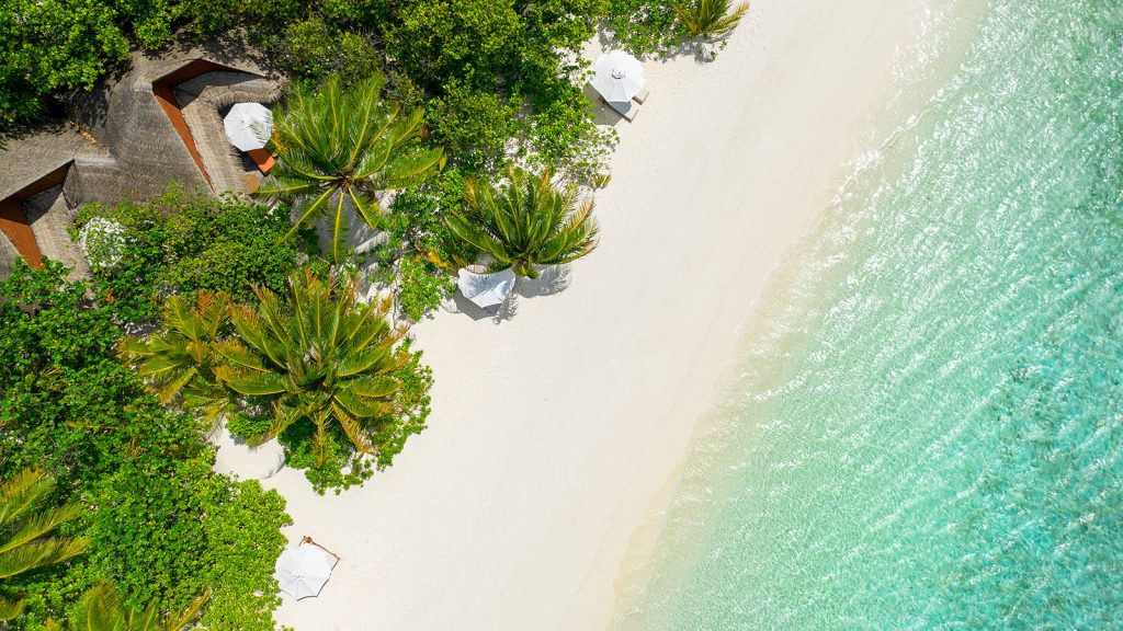 Ariel shot of beach