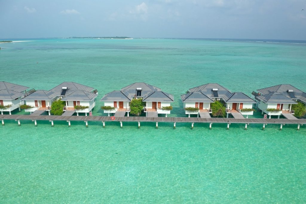 Two-Bedroom Overwater Suite Aerial