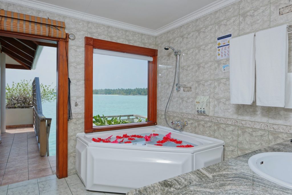 Two-Bedroom Overwater Suite Bathroom