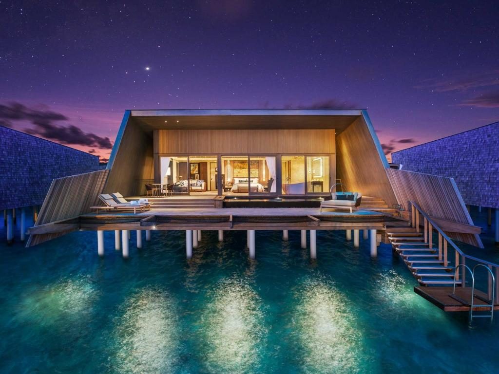 Sunset Overwater Villa with Private Pool