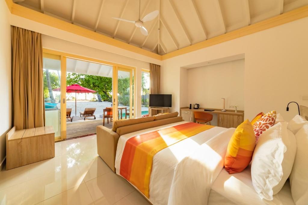 Two Bedroom Family Beach Pool Villa Bedroom