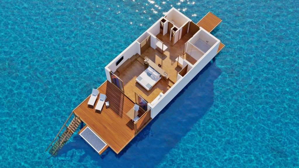 Water Bungalow Floorplan