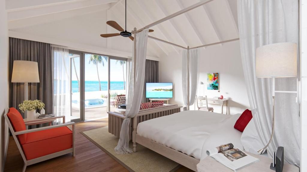 Beach Villas with Pool Bedroom