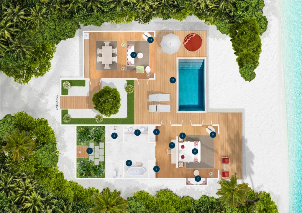 Beach Suite Floorplan