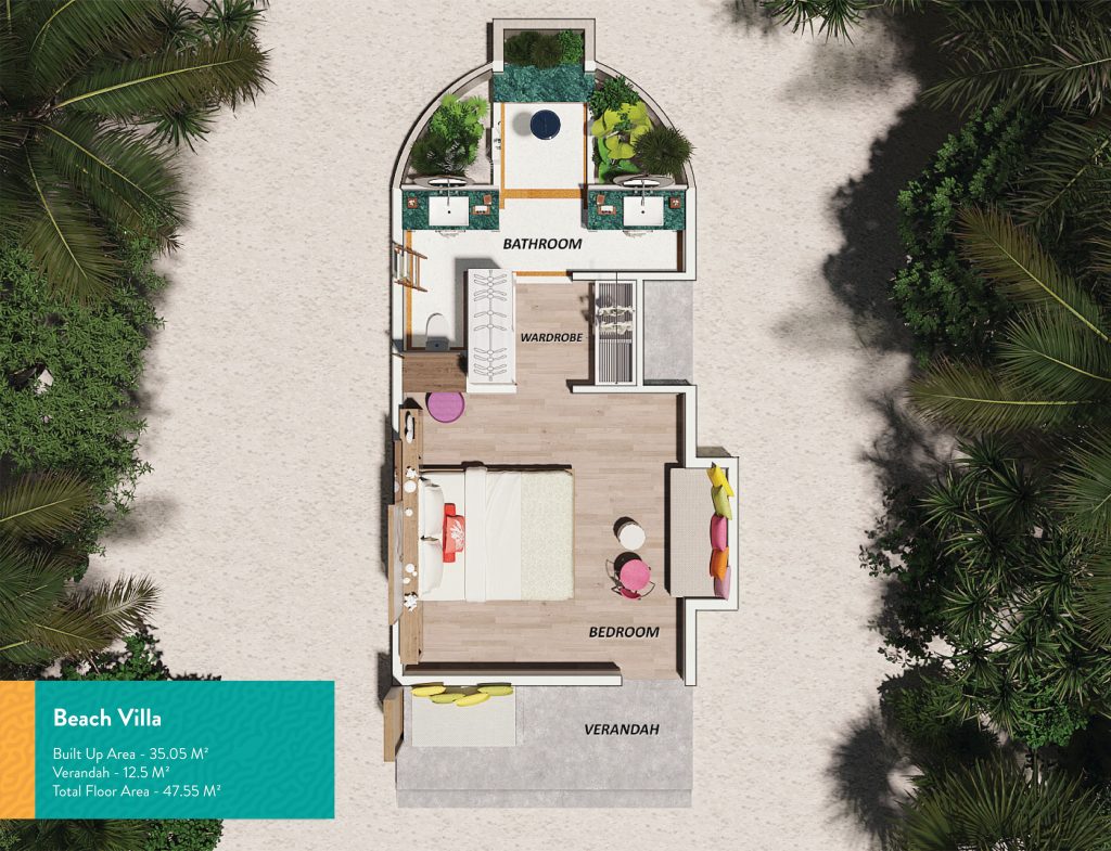 Beach Villa Floor Plan