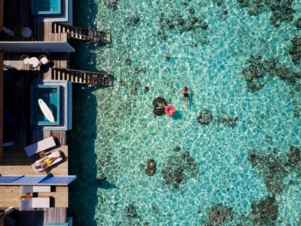 Ocean Overwater Villa Aerial