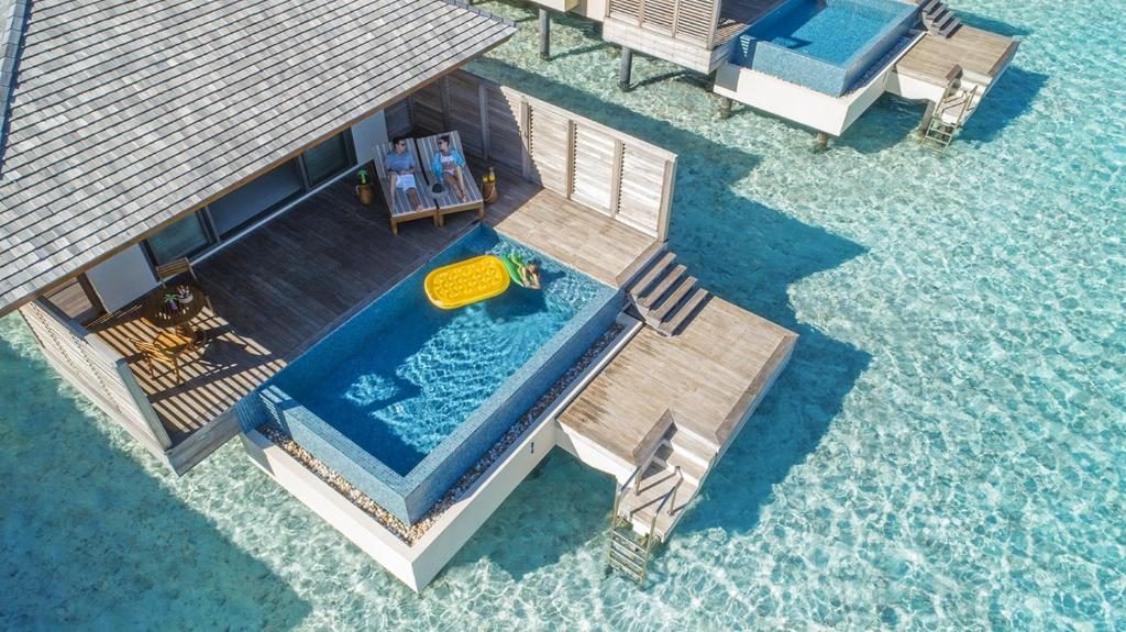 Sunrise Water Pool Villa Aerial